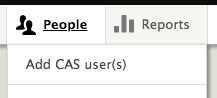 add CAS user screenshot