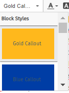 styles for callouts