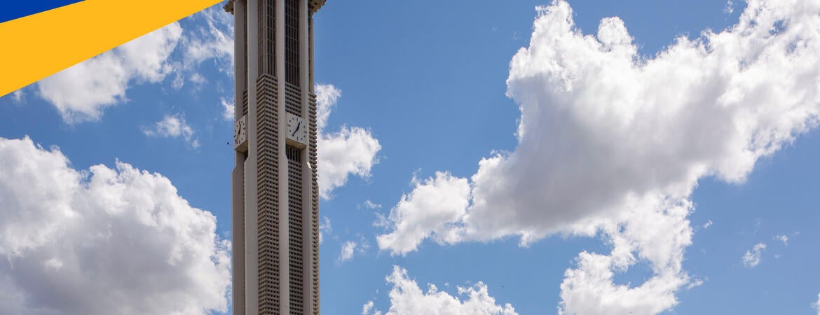 UCRiverside belltower and sky