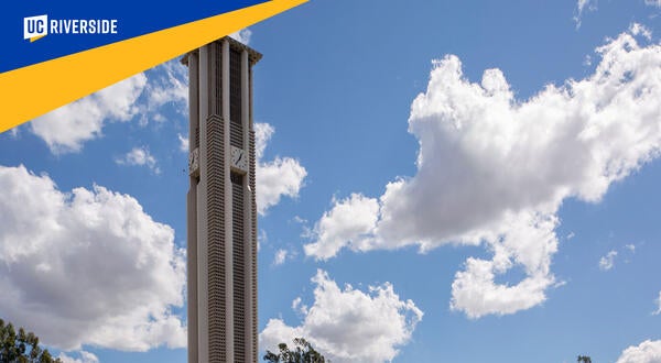 UCRiverside belltower and sky