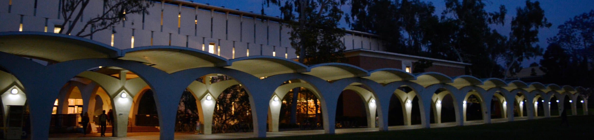 Rivera Library arches