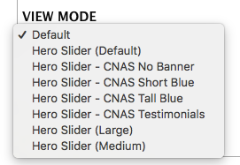 CNAS carousel view modes