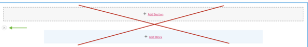 displays what is needed to be removed from layout