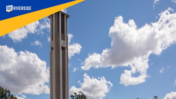 UCRiverside belltower and sky