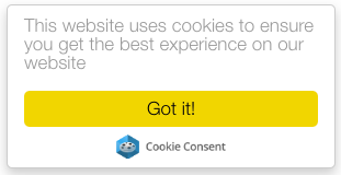 default cookie consent box