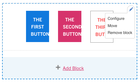 Layout Builder block edit button options
