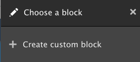 Layout Builder create custom block