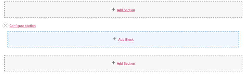 Layout example for one column Layout Example - one column screenshot