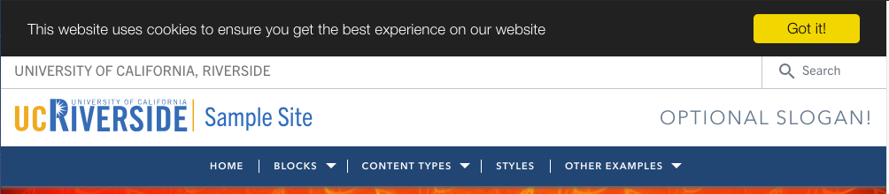 Cookie Consent dark top theme Cookie Consent dark top theme