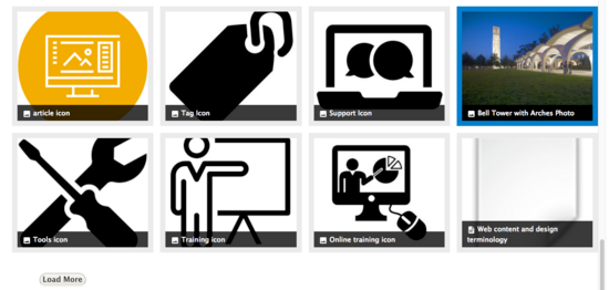 image selection view Image selection view